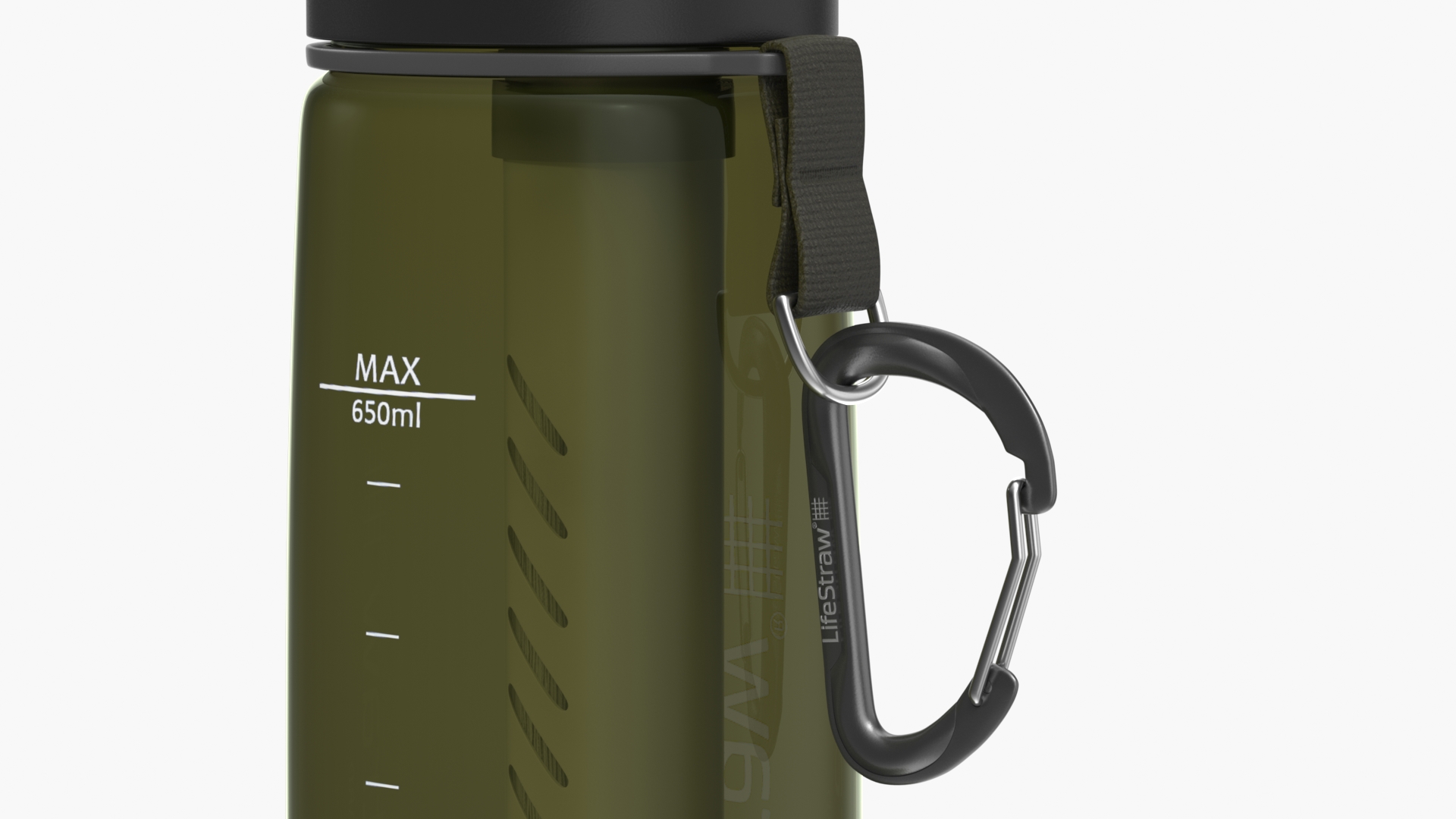 3D LifeStraw Go Water Filter Bottle with Integrated Filter Straw