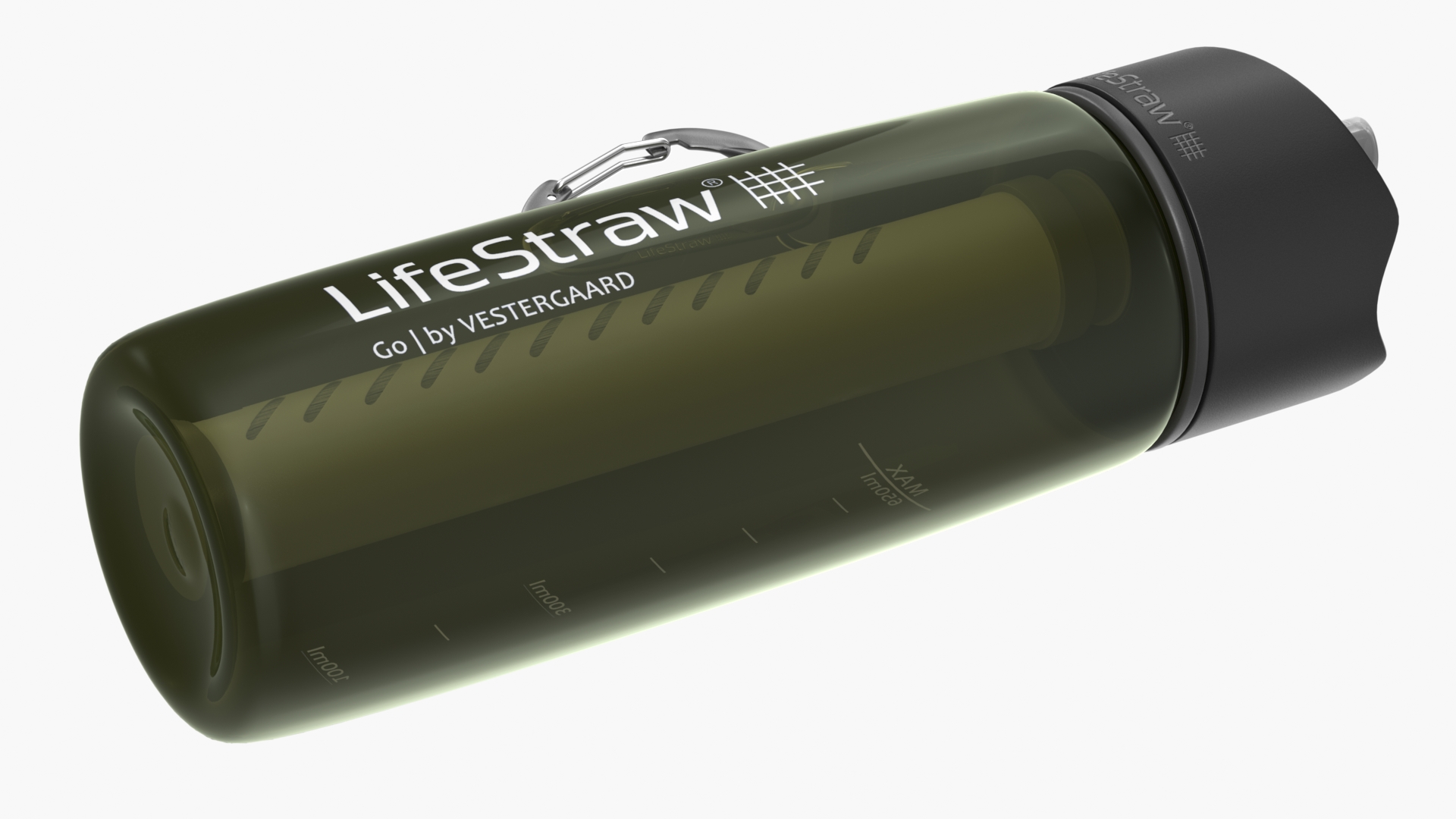 3D LifeStraw Go Water Filter Bottle with Integrated Filter Straw
