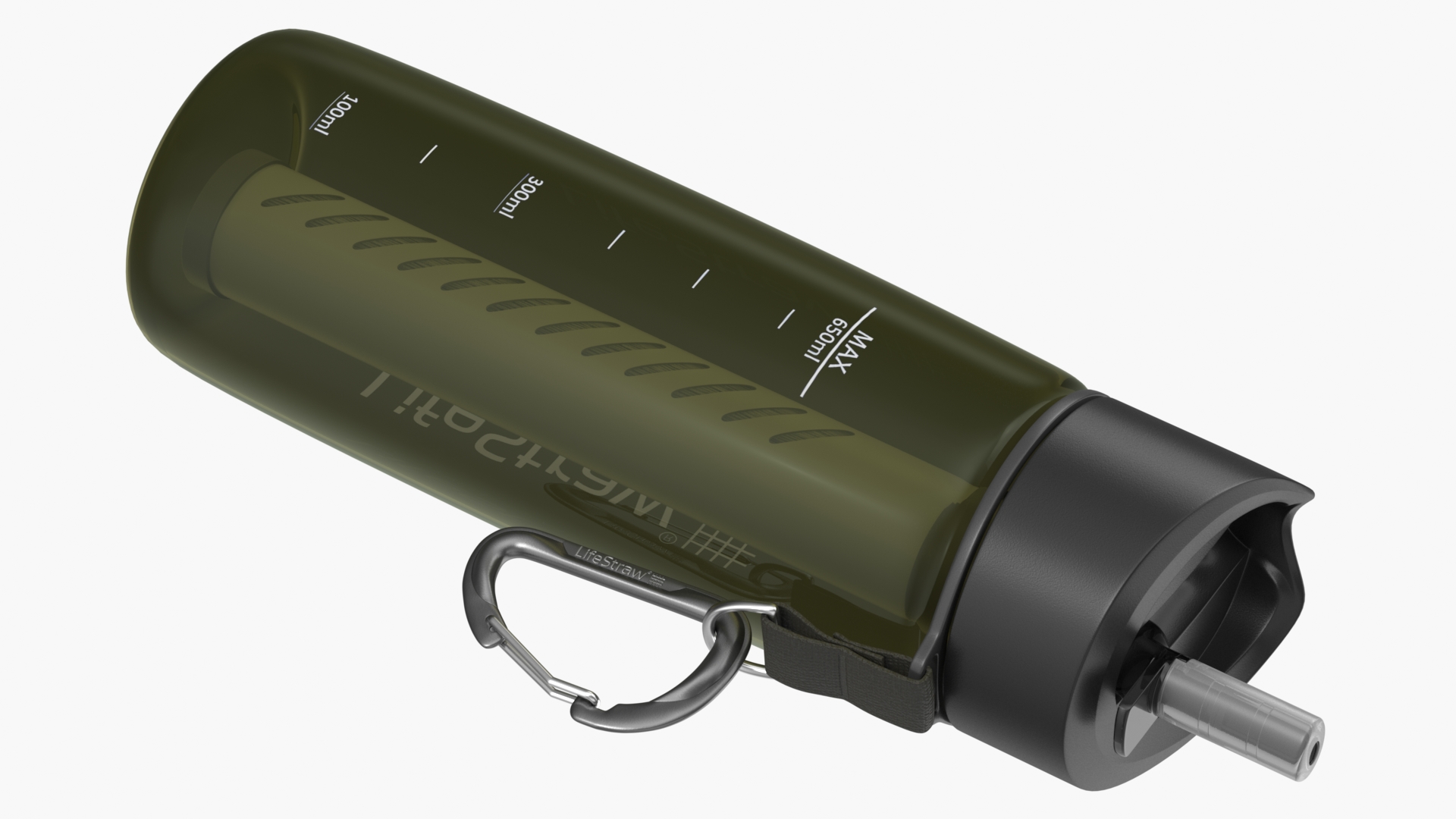 3D LifeStraw Go Water Filter Bottle with Integrated Filter Straw