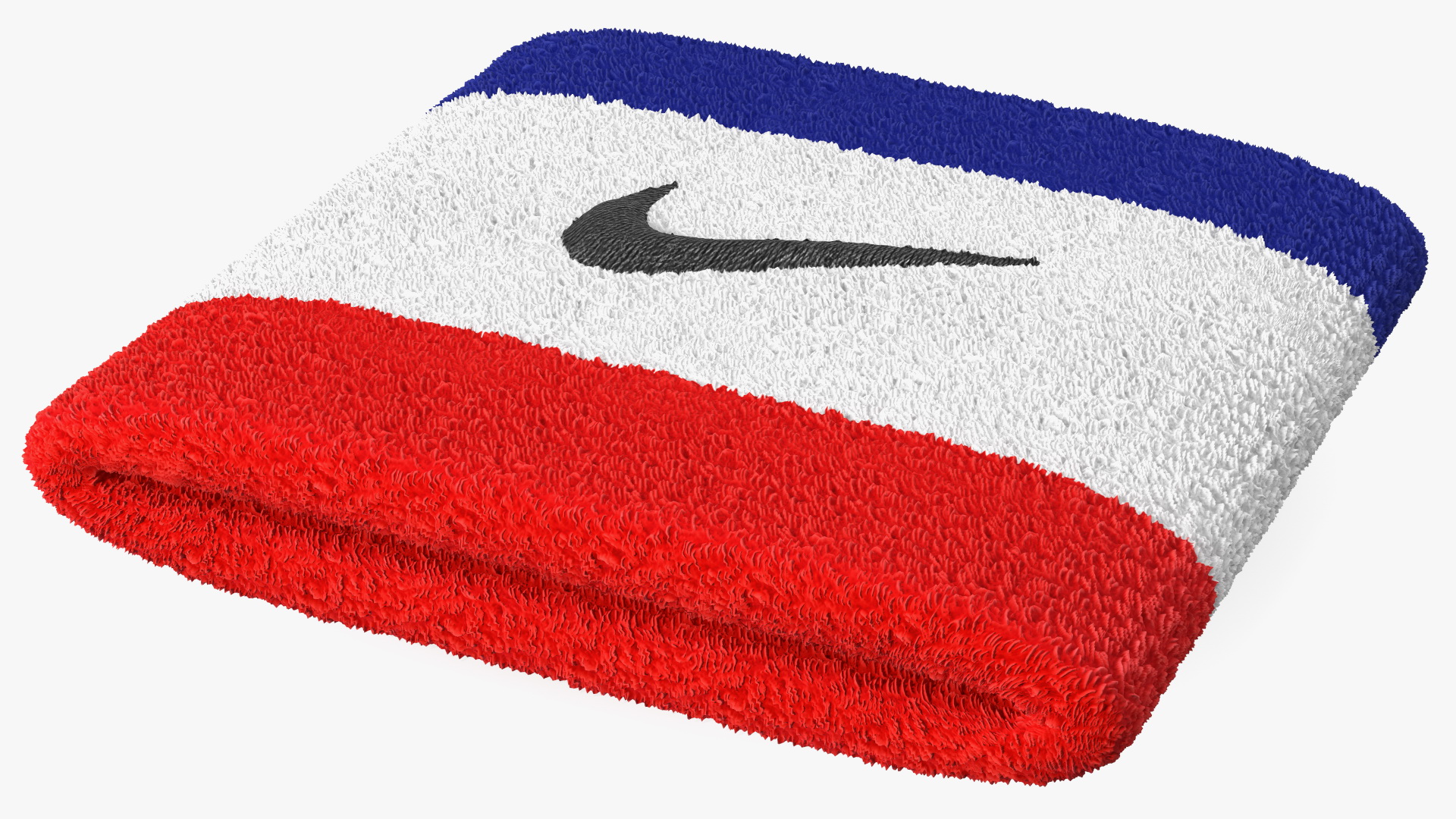 3D Nike Swoosh Wristband Folded Colored