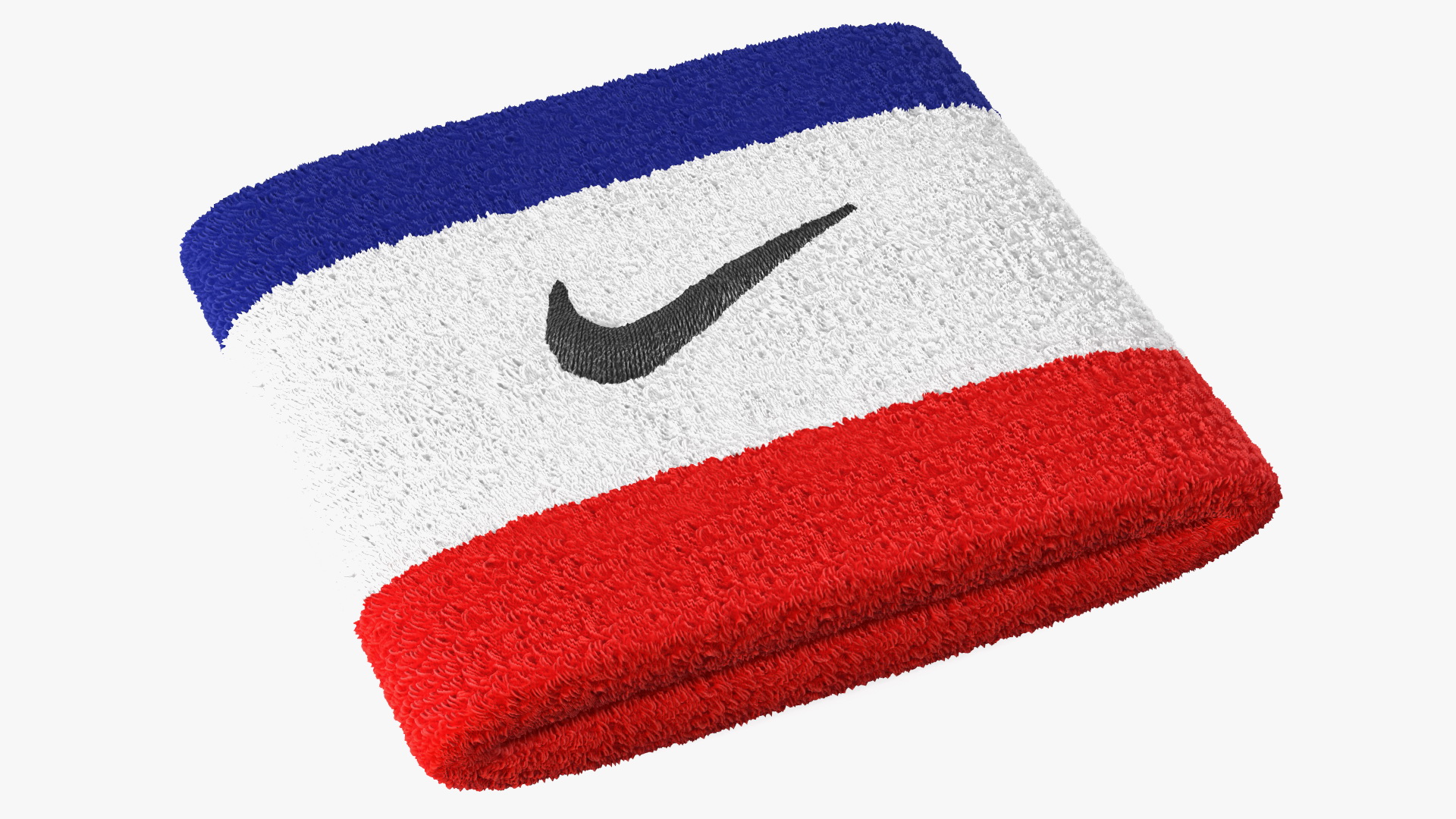 3D Nike Swoosh Wristband Folded Colored