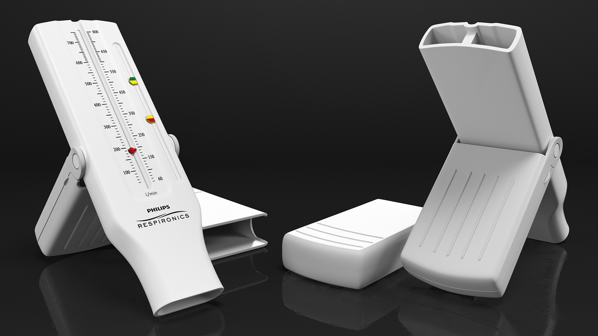 3D model Philips AsthmaCheck Peak Flow Meter
