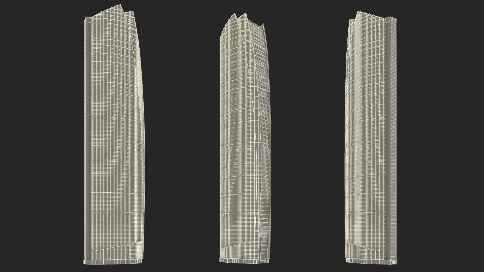 3D model Business Tower Light