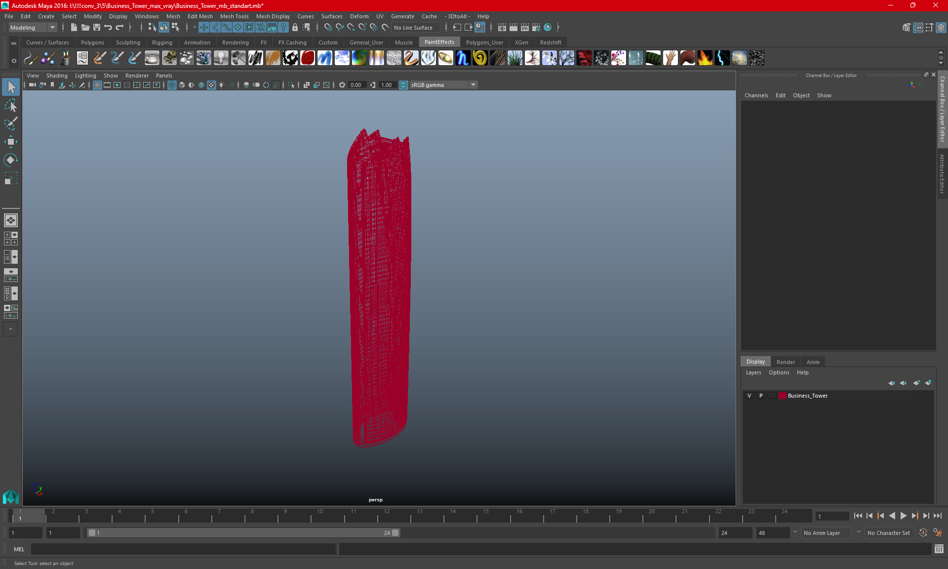 3D model Business Tower Light