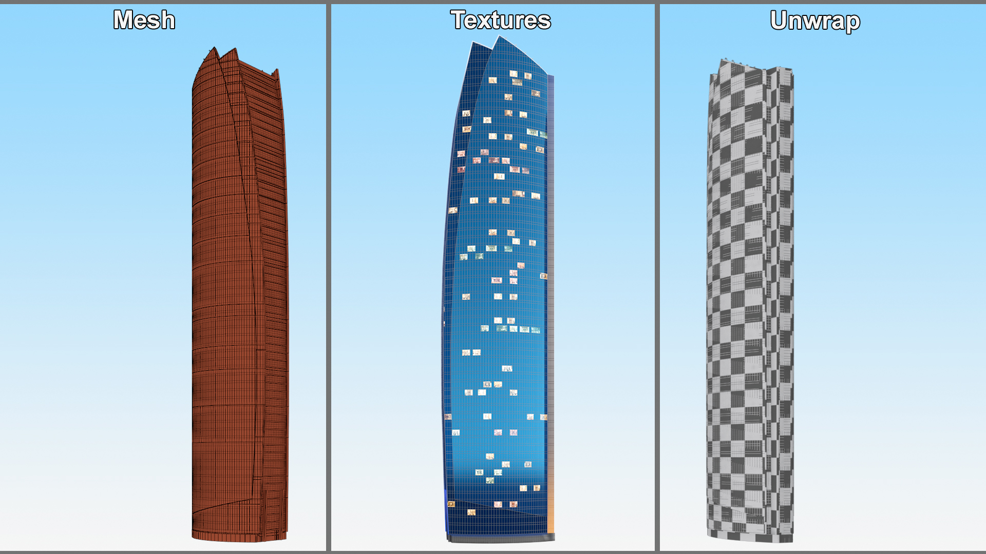 3D model Business Tower Light