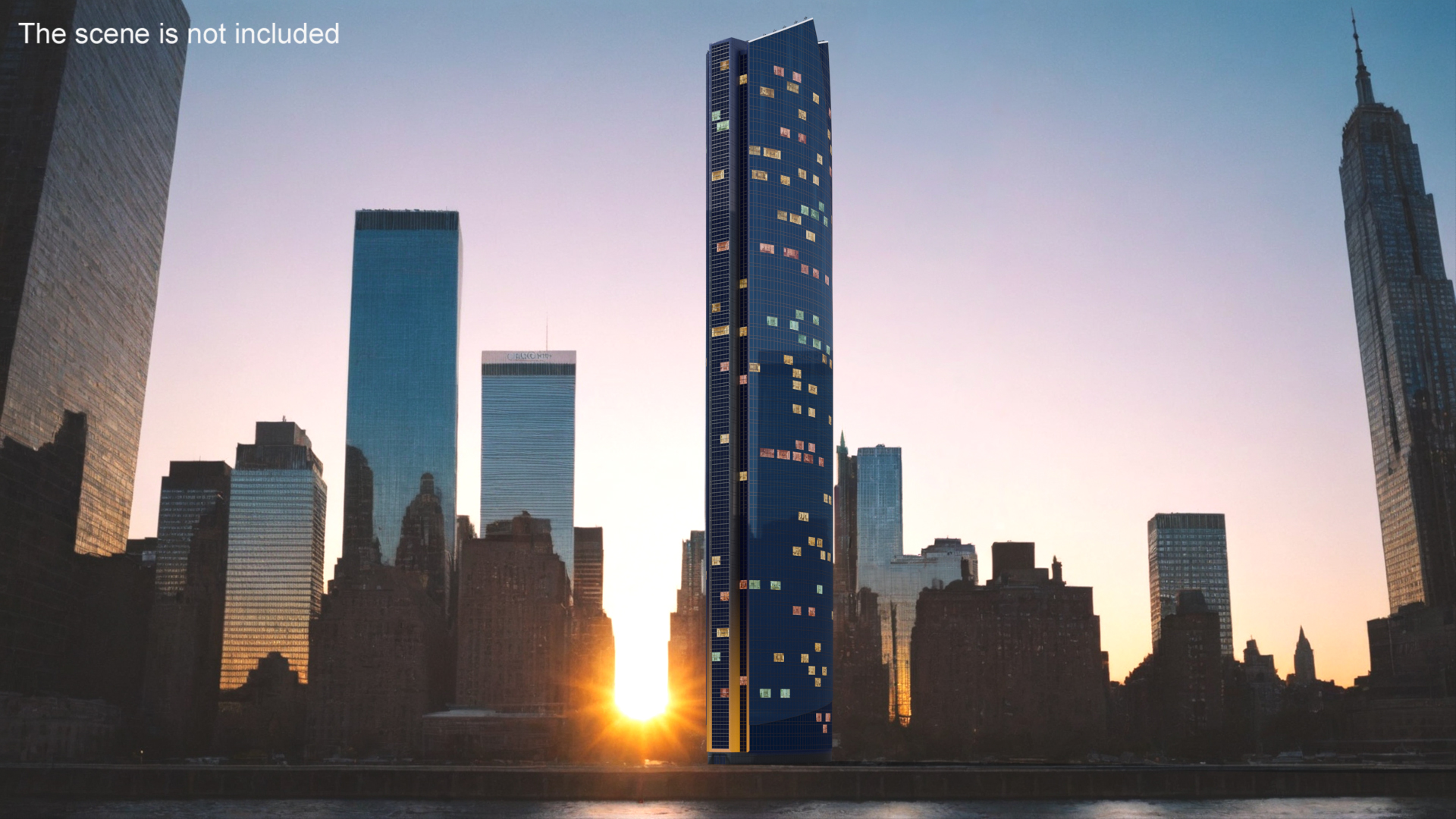 3D model Business Tower Light