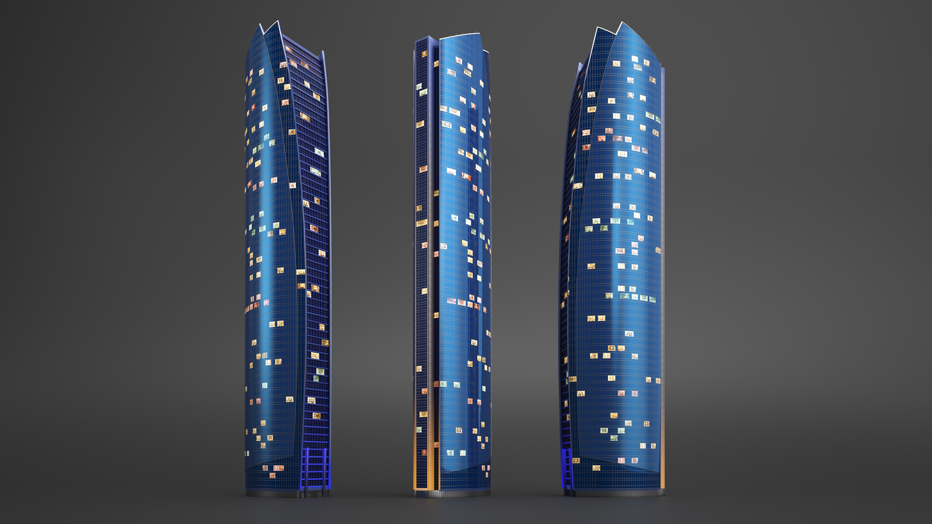 3D model Business Tower Light