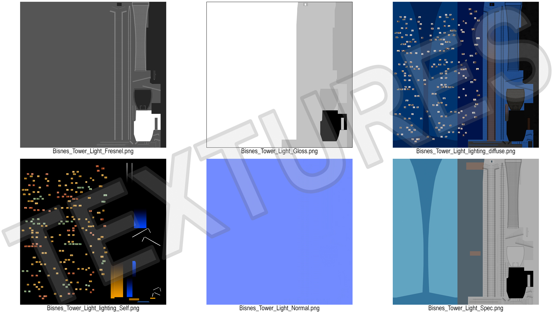 3D model Business Tower Light