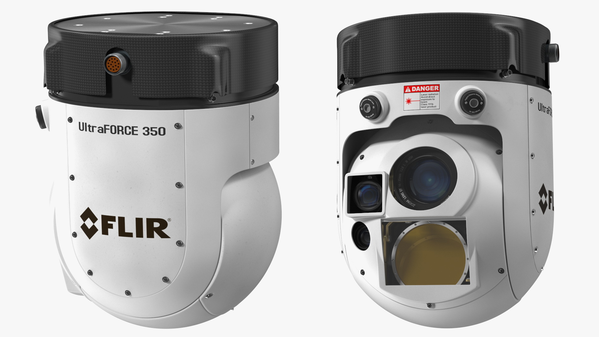 3D model Compact Multisensor Gyro Stabilized Surveillance System UltraForce 350