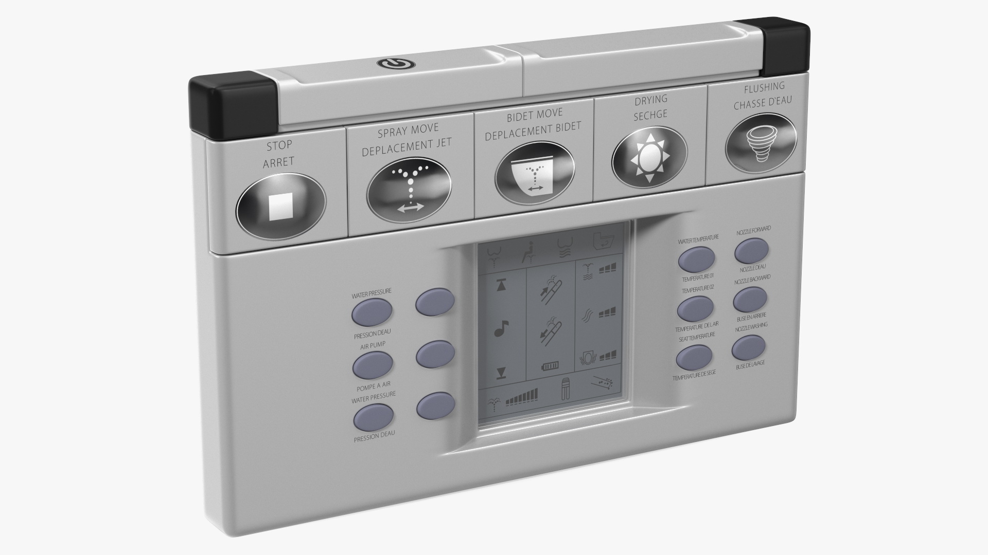 Smart Toilet Remote Control 3D