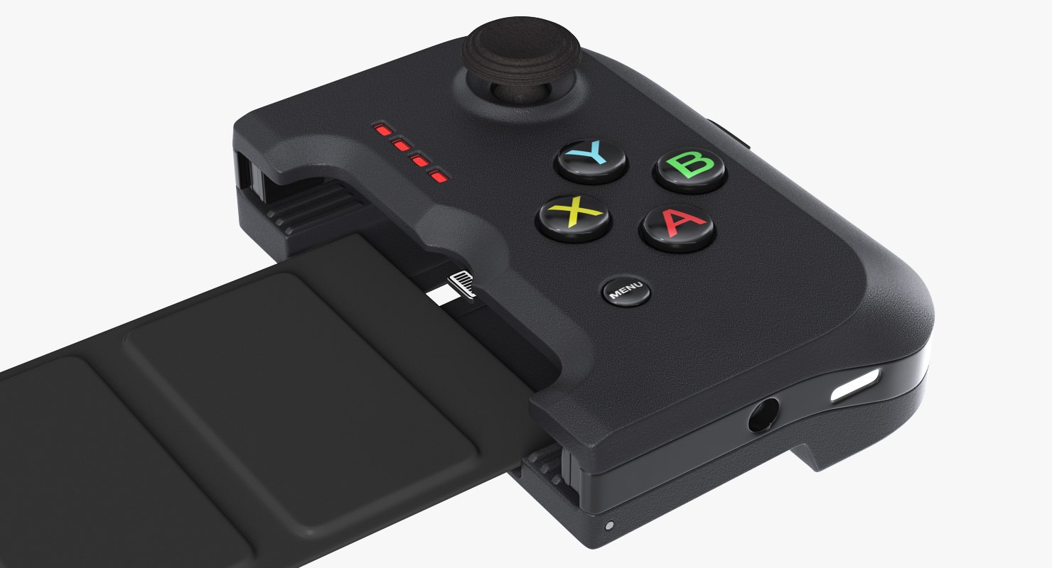 3D Gamevice Controller with Iphone 8 Plus model