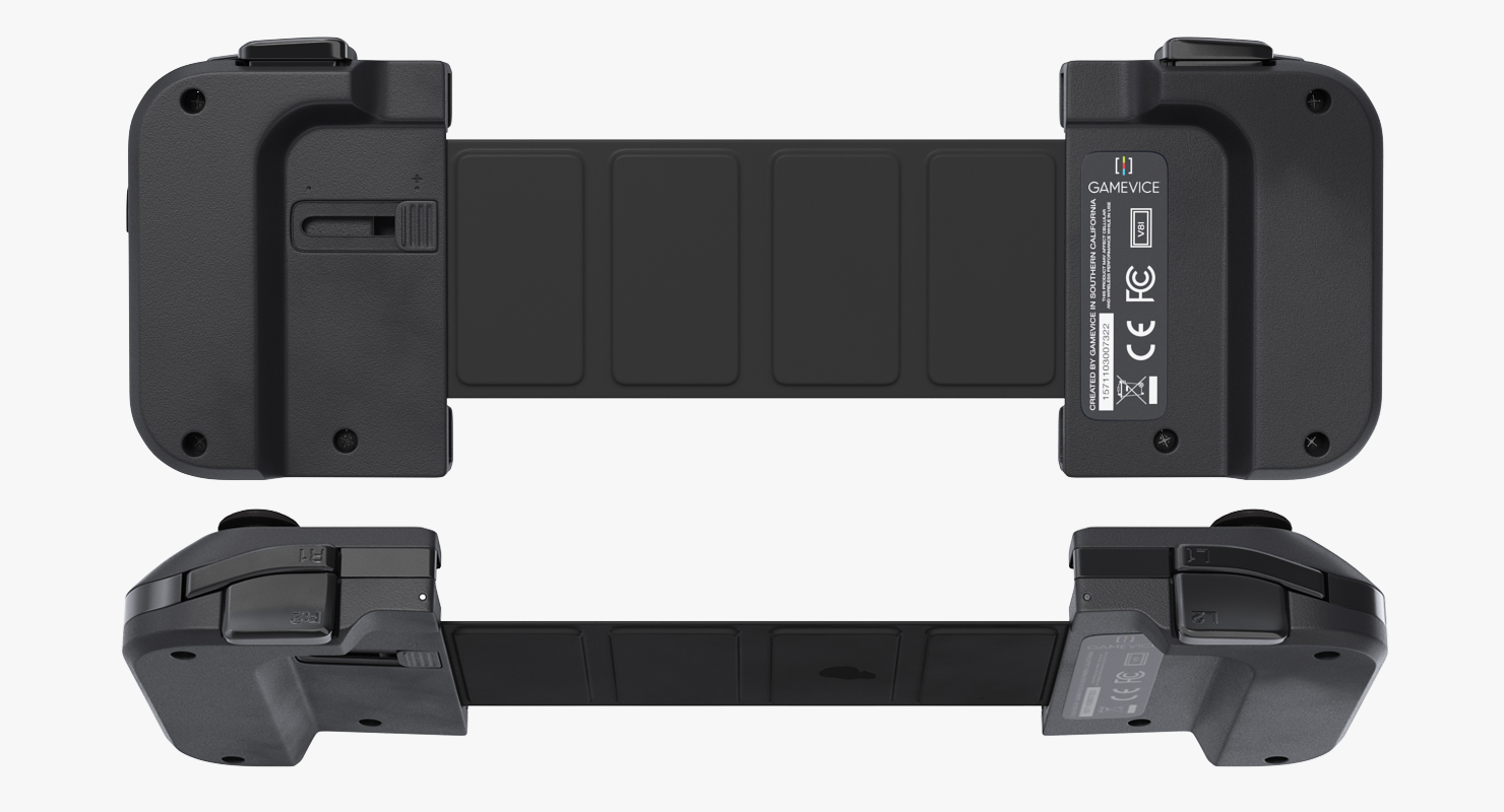 3D Gamevice Controller with Iphone 8 Plus model
