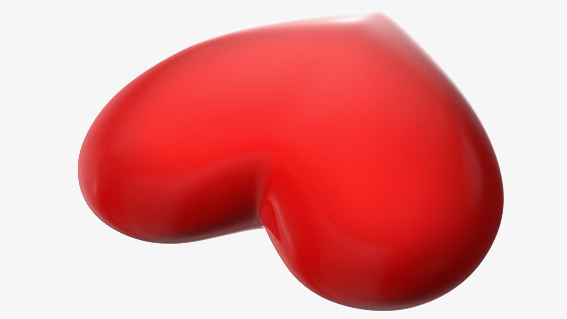 3D model Red Heart Emoji