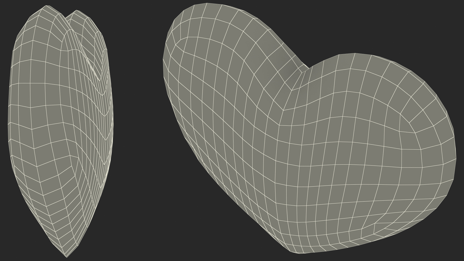 3D model Red Heart Emoji