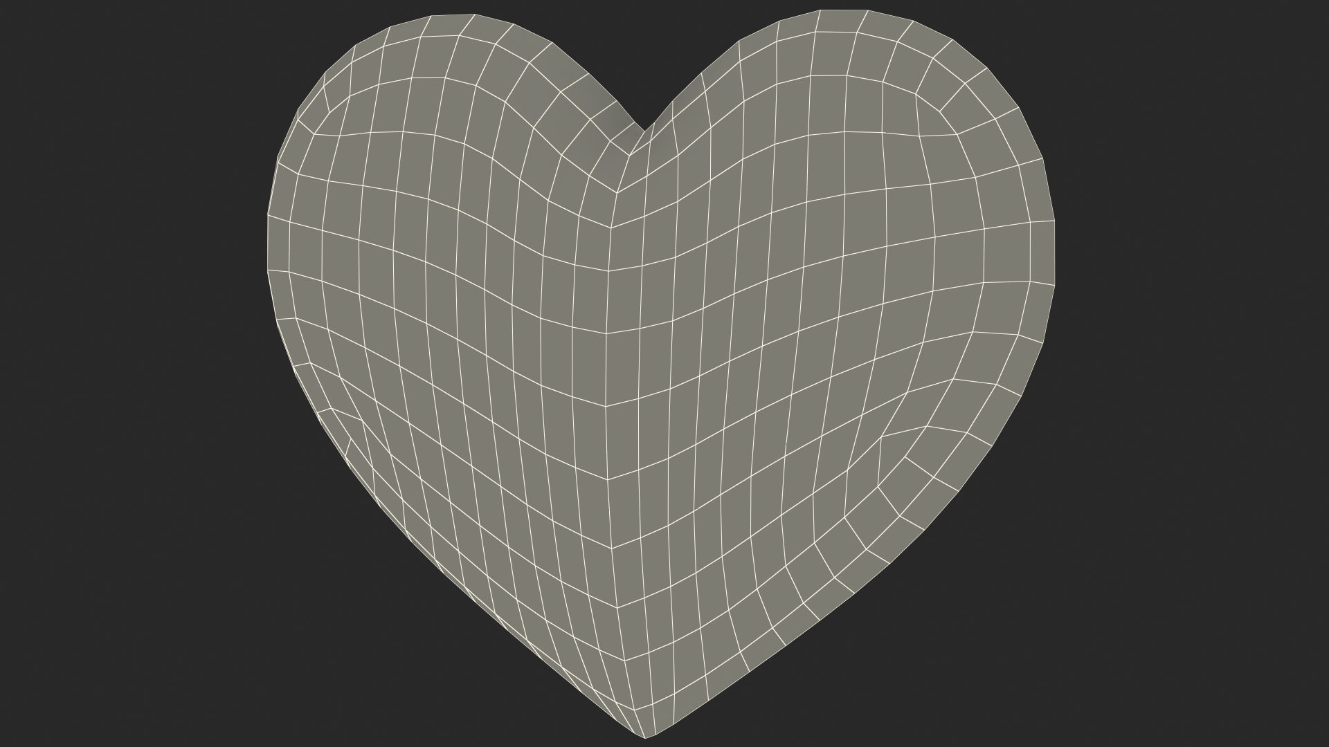 3D model Red Heart Emoji