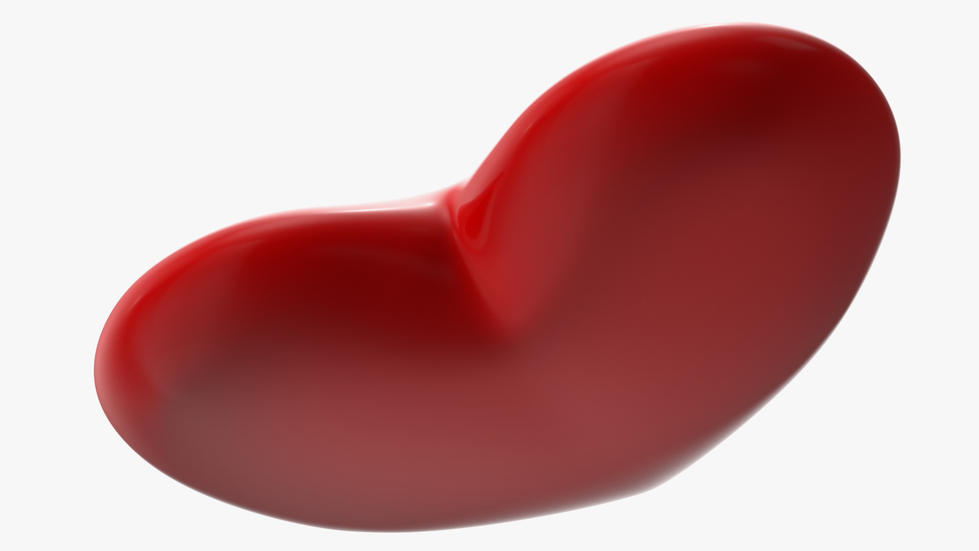 3D model Red Heart Emoji