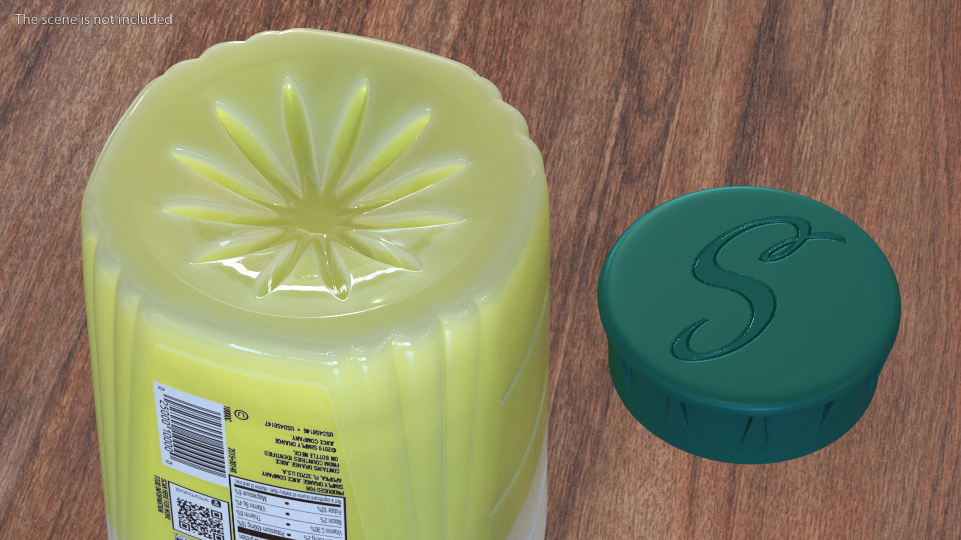 3D model Lemon Beverage Simply Lemonade Open