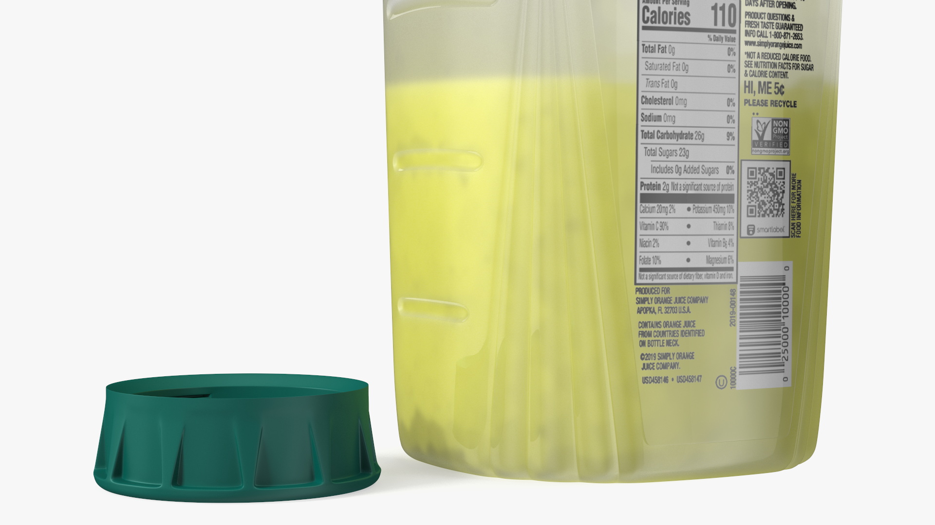 3D model Lemon Beverage Simply Lemonade Open