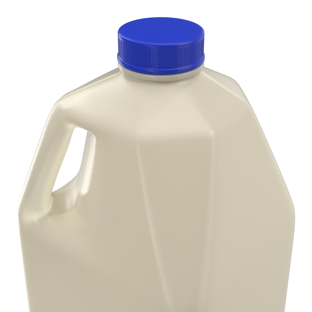 Milk Half Gallon Plastic Bottle Generic 3D model