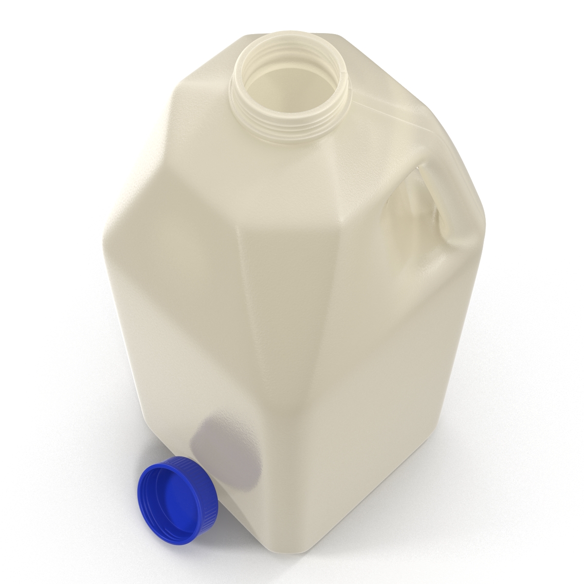 Milk Half Gallon Plastic Bottle Generic 3D model