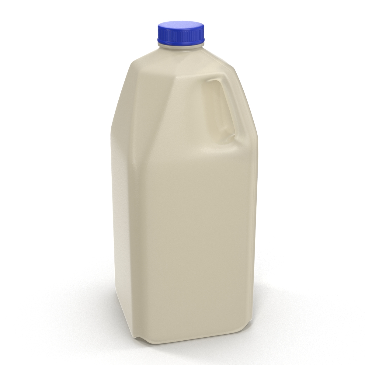 Milk Half Gallon Plastic Bottle Generic 3D model