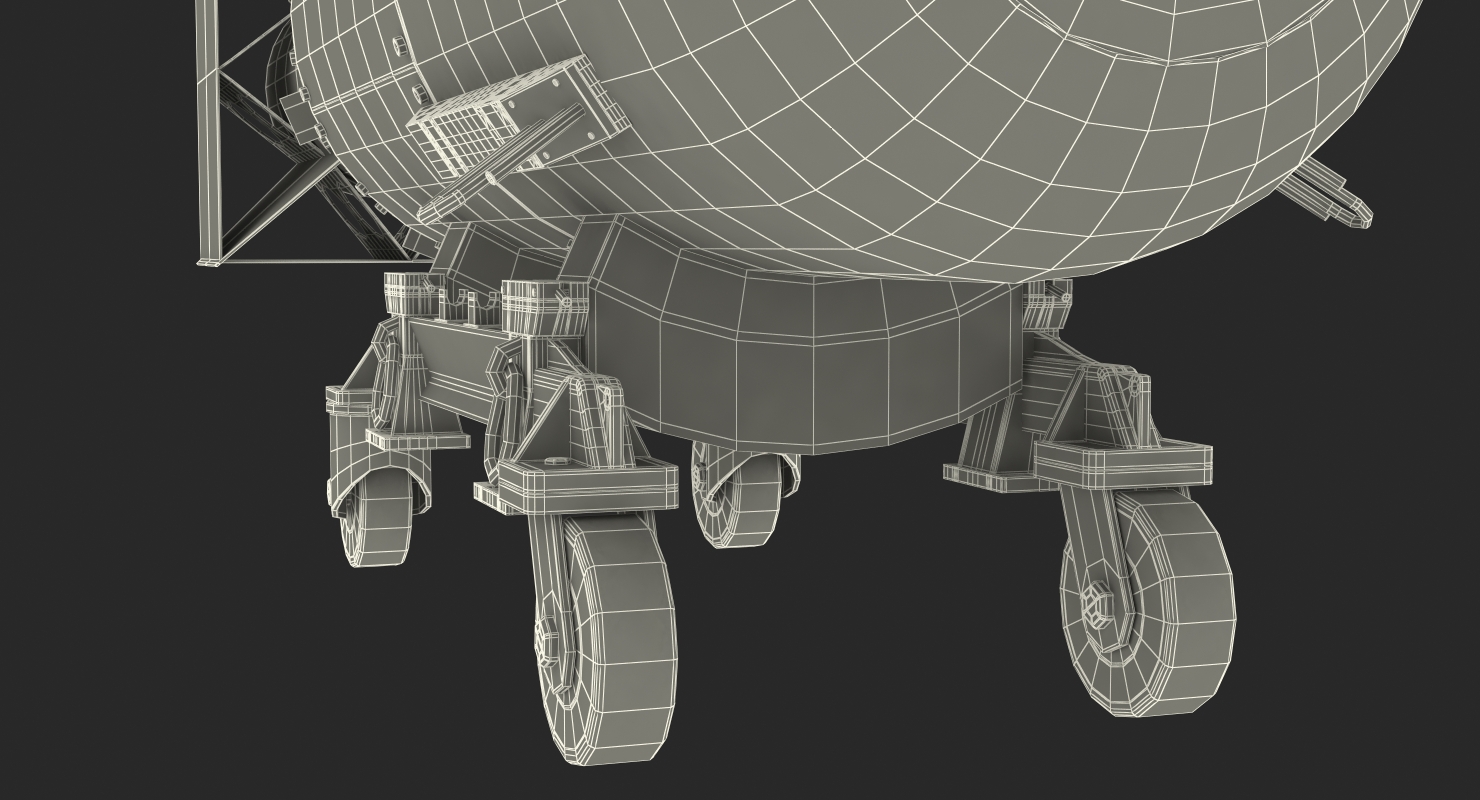 3D model Nuclear Little Boy Bomb on Carriage