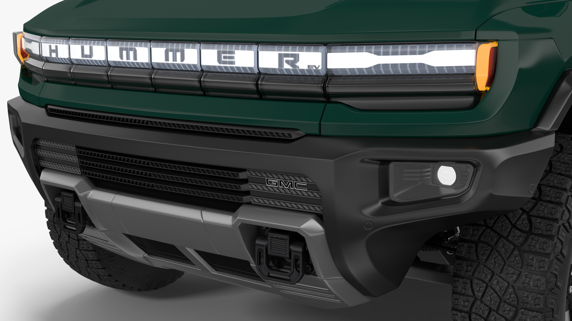 3D GMC Hummer EV Pickup Simple Interior