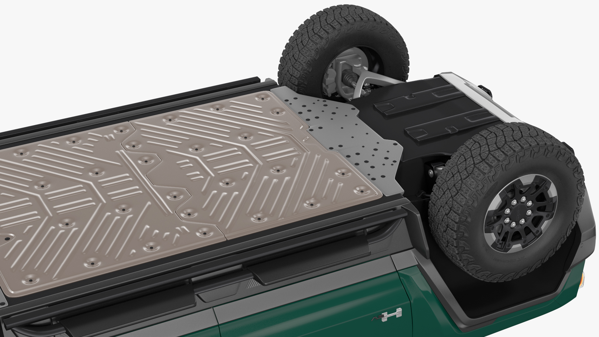 3D GMC Hummer EV Pickup Simple Interior