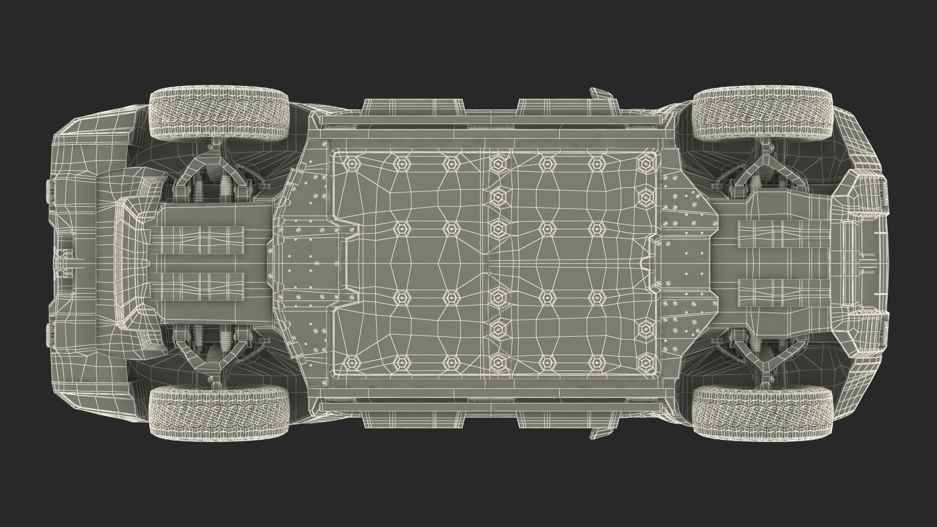 3D GMC Hummer EV Pickup Simple Interior