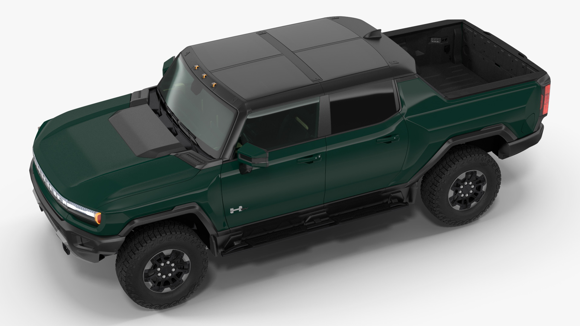 3D GMC Hummer EV Pickup Simple Interior
