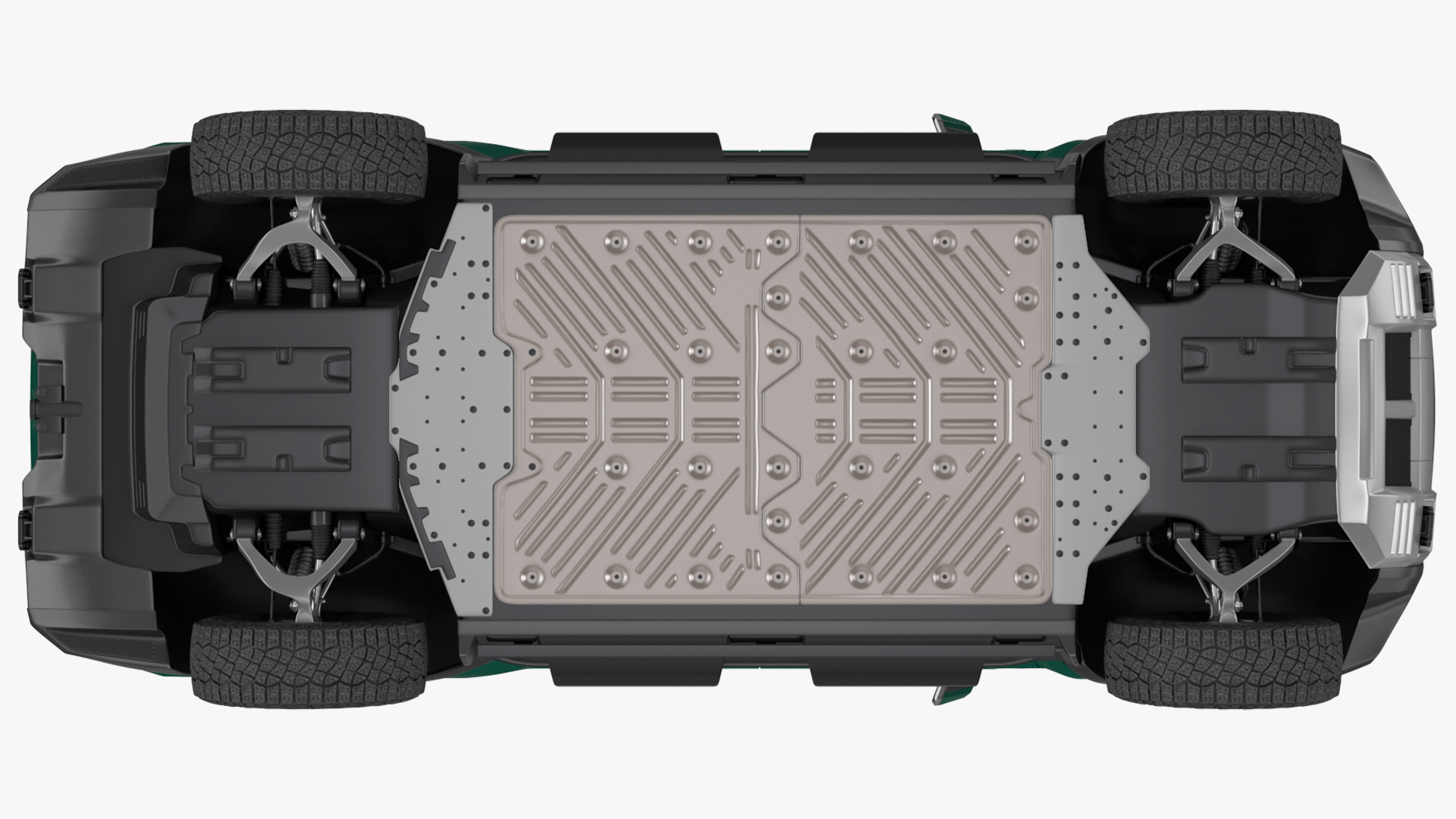 3D GMC Hummer EV Pickup Simple Interior