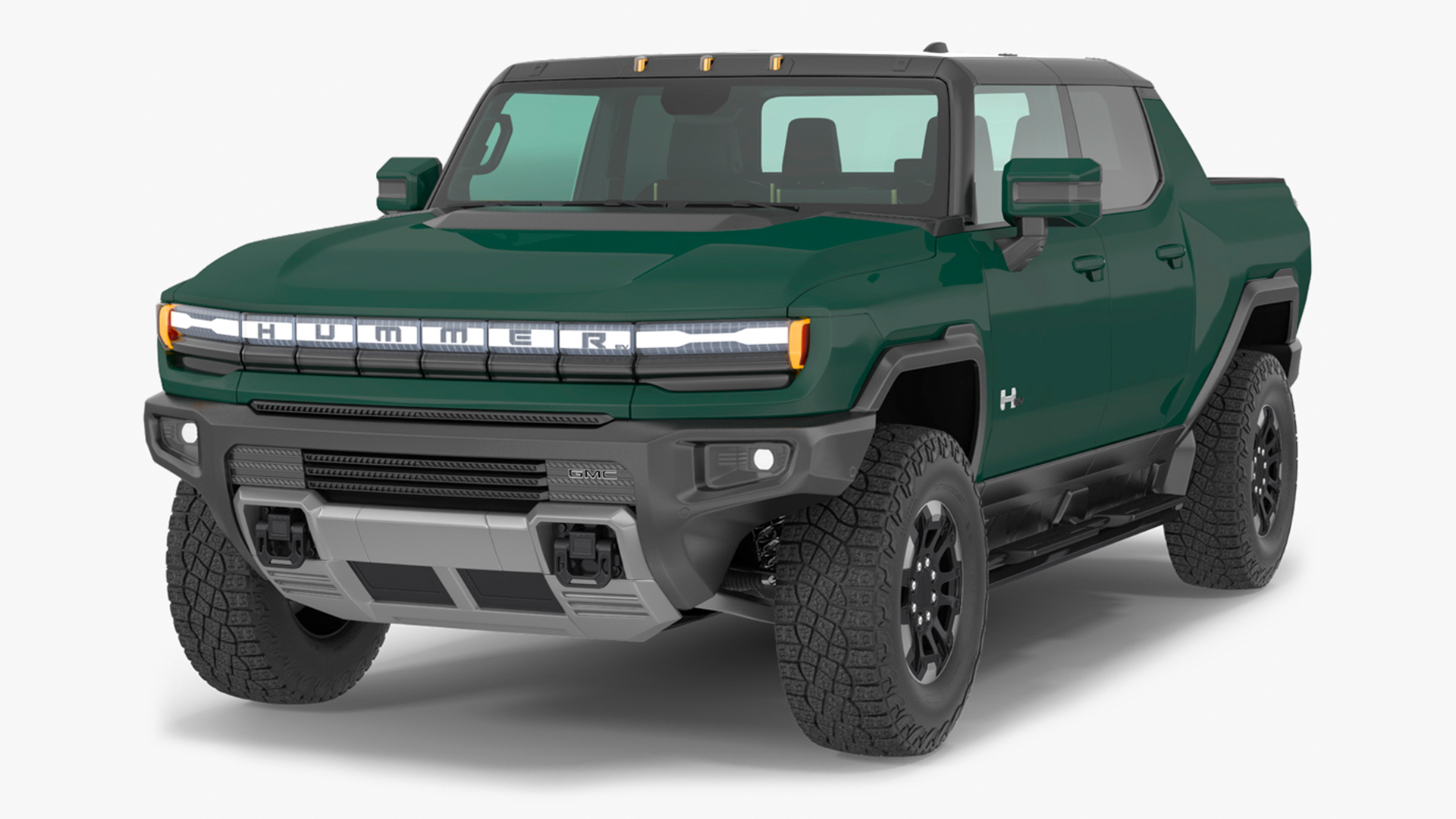 3D GMC Hummer EV Pickup Simple Interior