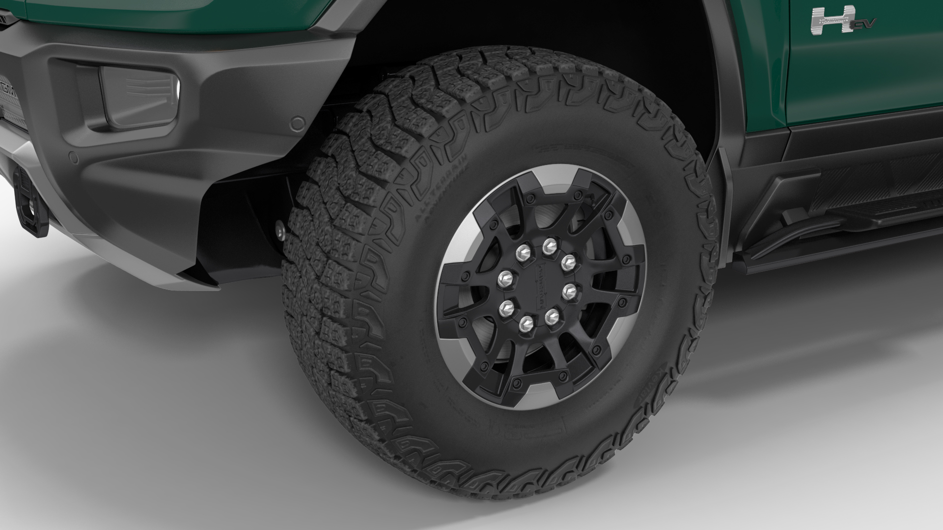3D GMC Hummer EV Pickup Simple Interior
