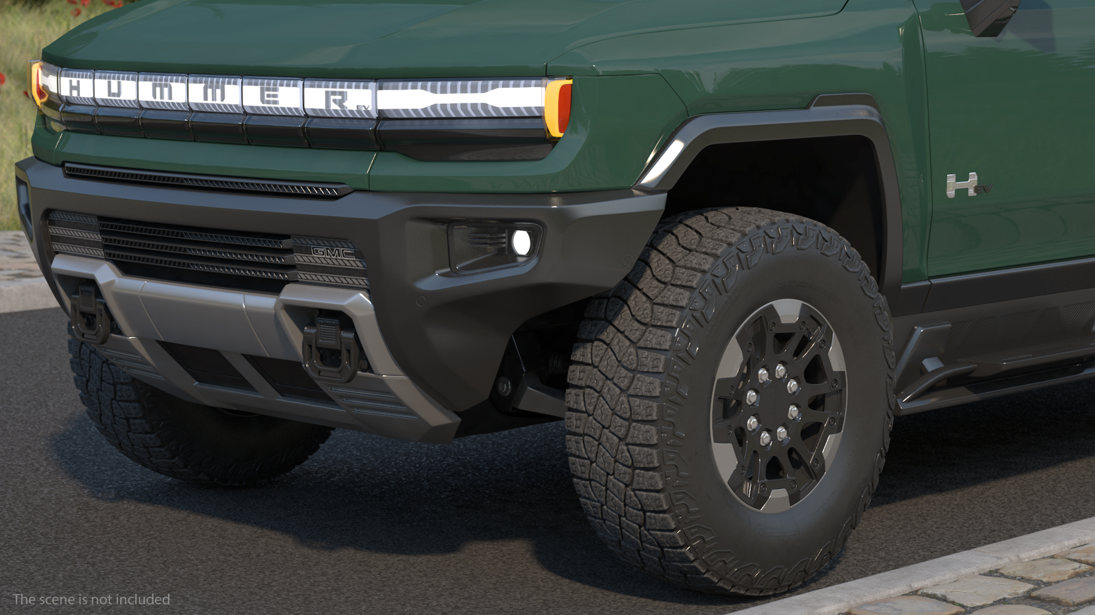 3D GMC Hummer EV Pickup Simple Interior
