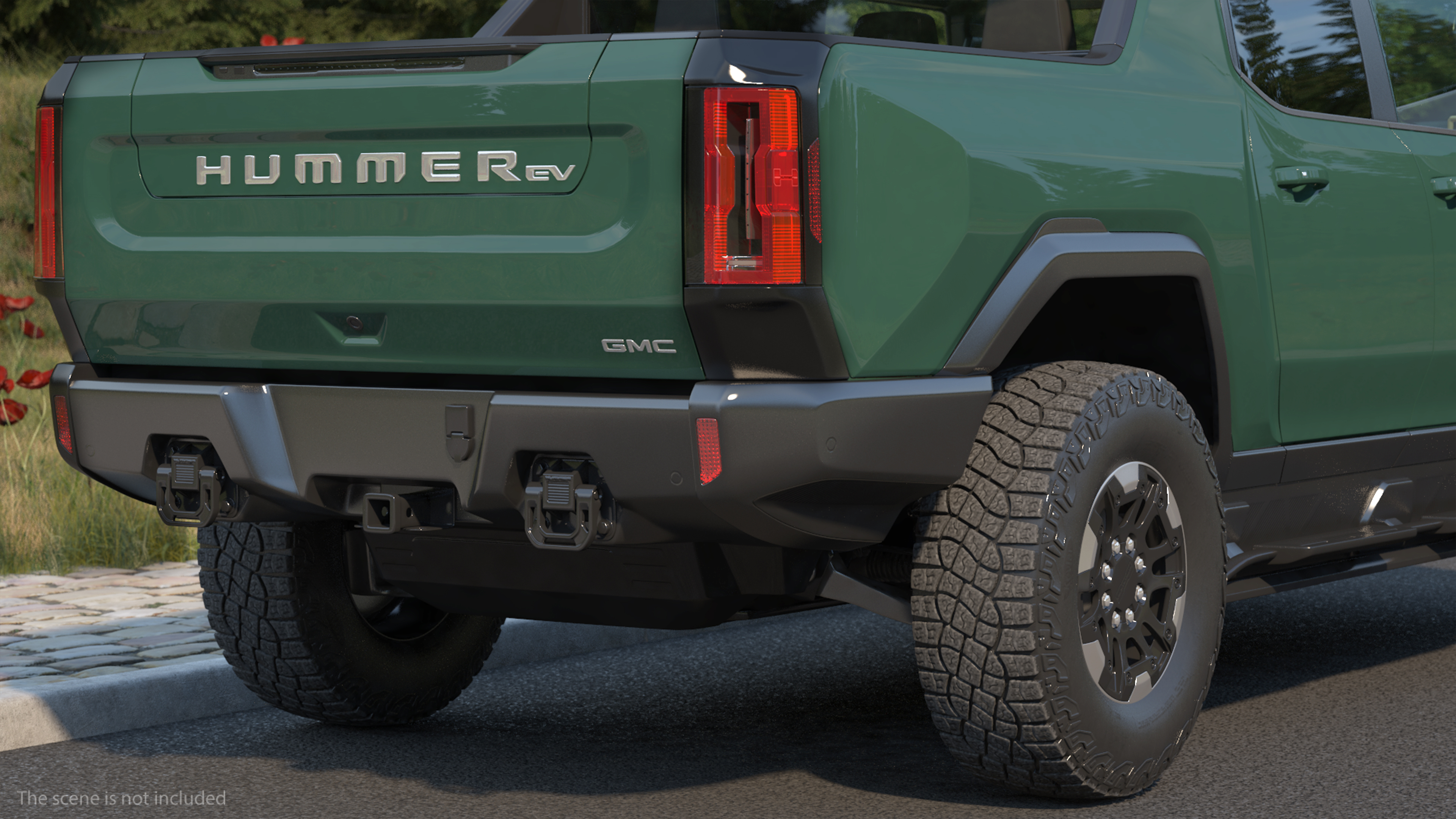3D GMC Hummer EV Pickup Simple Interior
