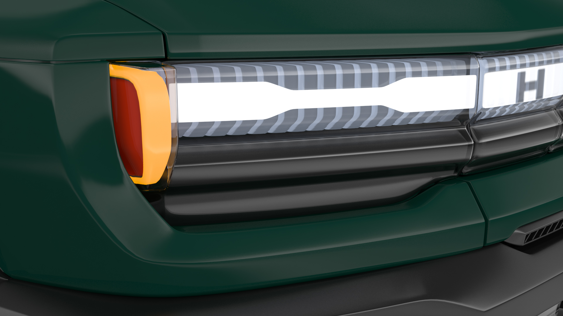 3D GMC Hummer EV Pickup Simple Interior