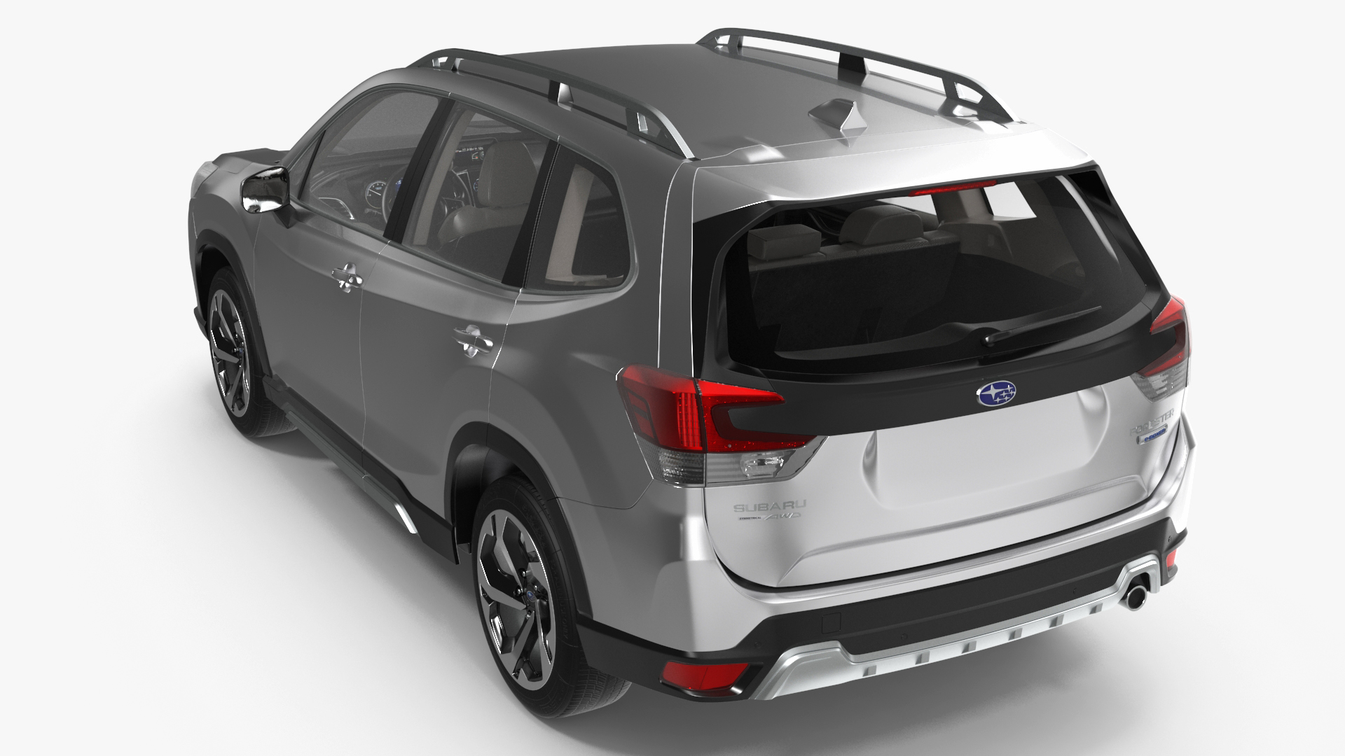 3D Subaru Forester 2022 White