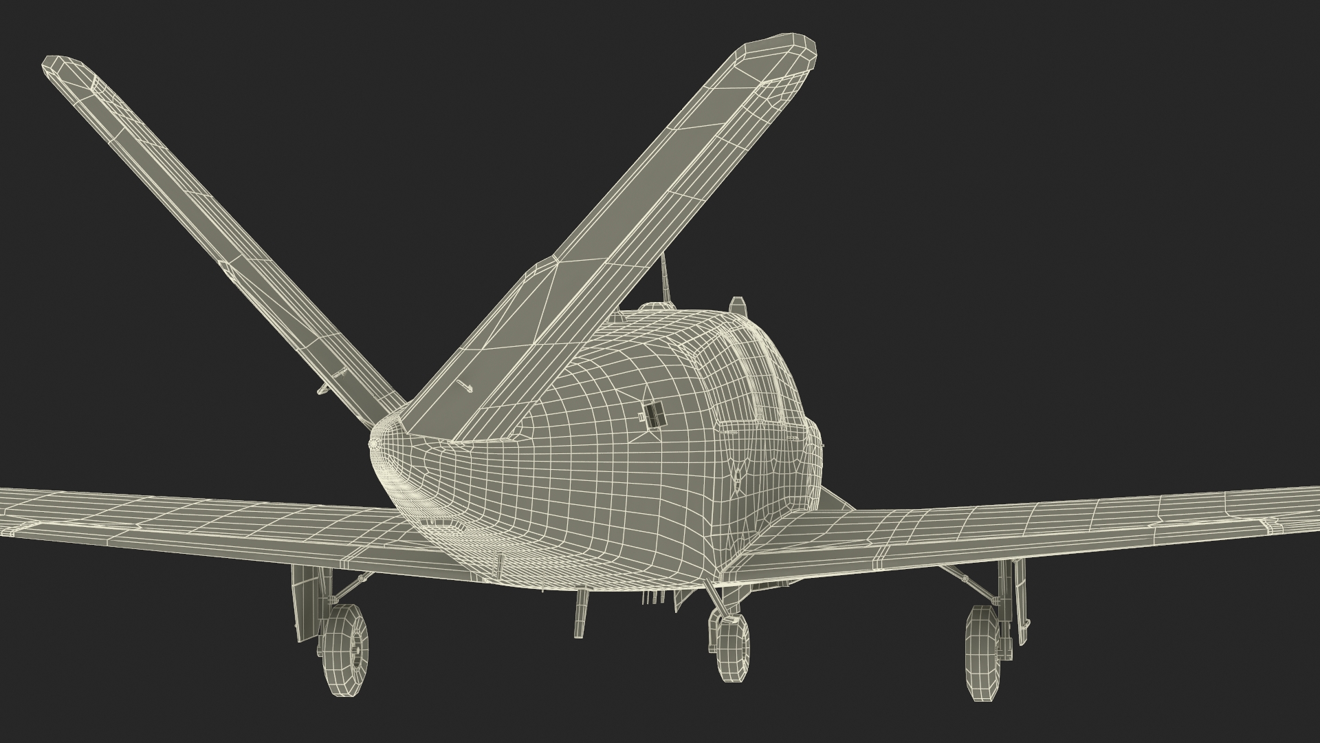 Single Engine Private Aircraft Beechcraft Bonanza S35 Rigged for Maya 3D model