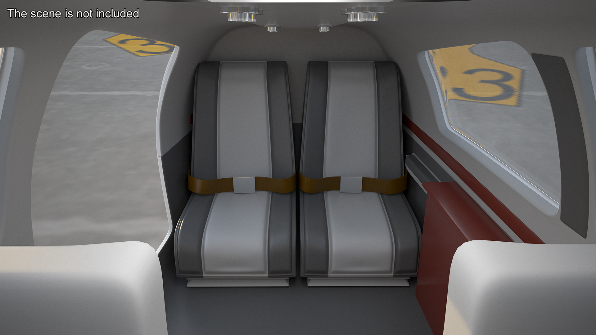 Single Engine Private Aircraft Beechcraft Bonanza S35 Rigged for Maya 3D model