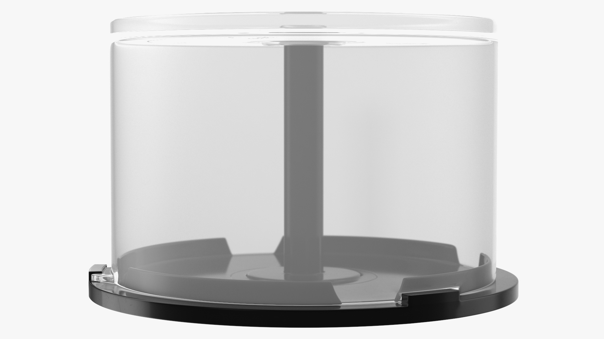 Empty CD DVD Spindle Cake Box for 50 Discs 3D