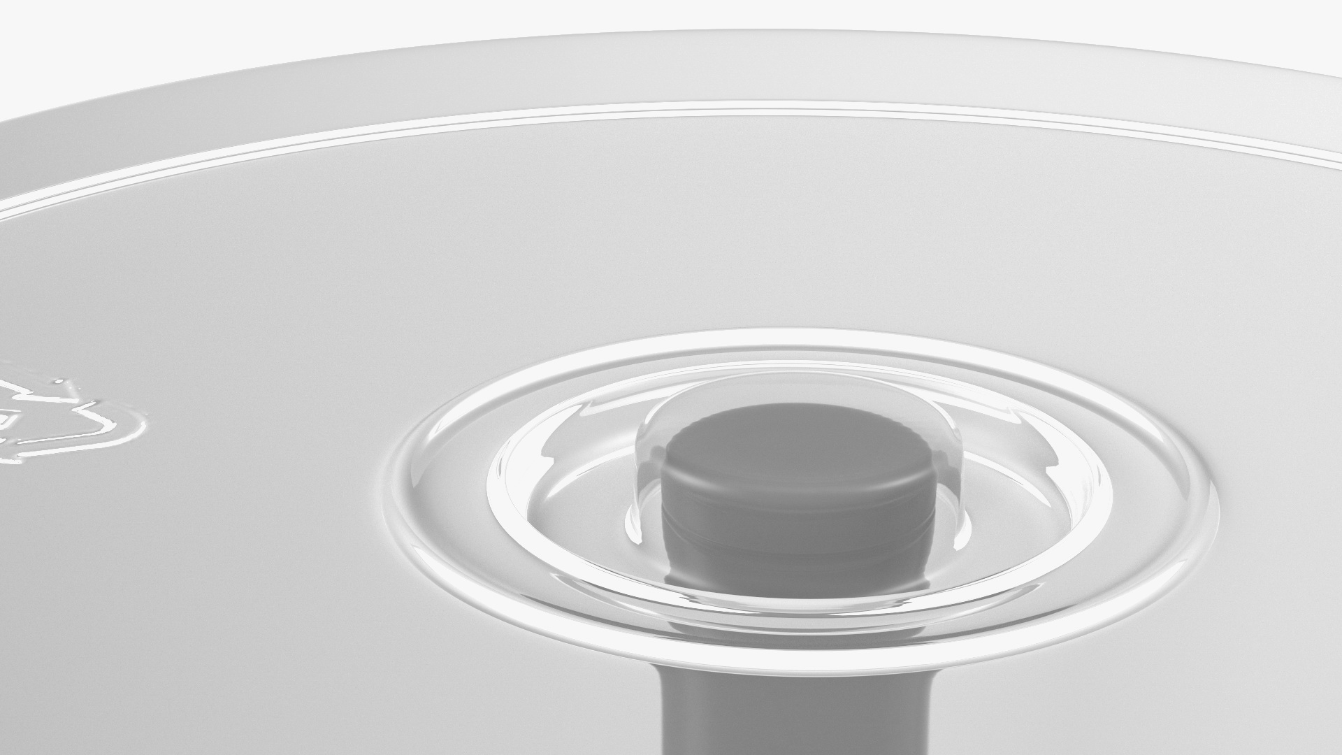 Empty CD DVD Spindle Cake Box for 50 Discs 3D