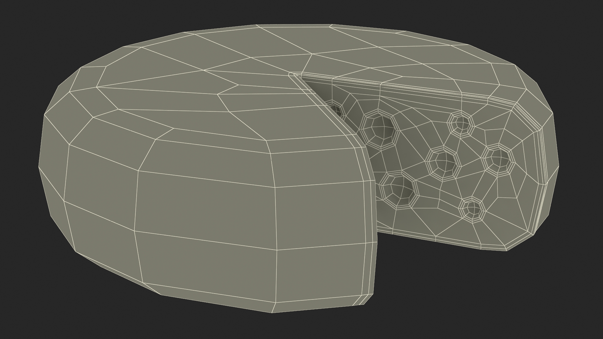 Cartoon Head of Cheese 3D