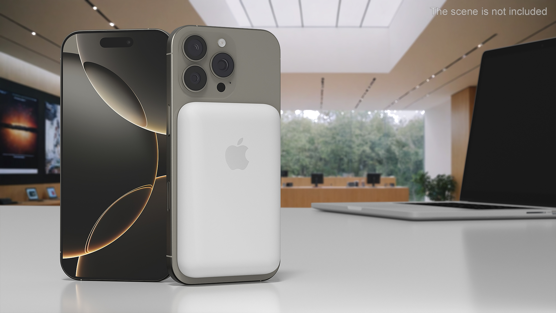 3D IPhone 16 Pro and MagSafe Battery Pack model