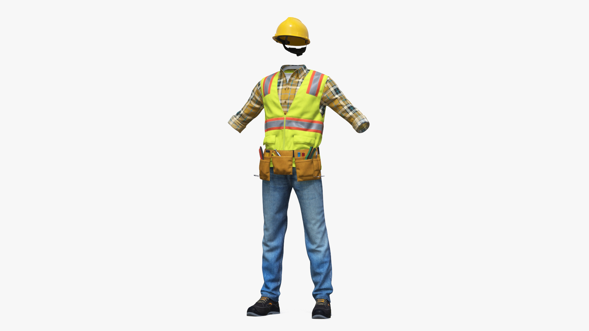 3D Clothing for Construction Workers model