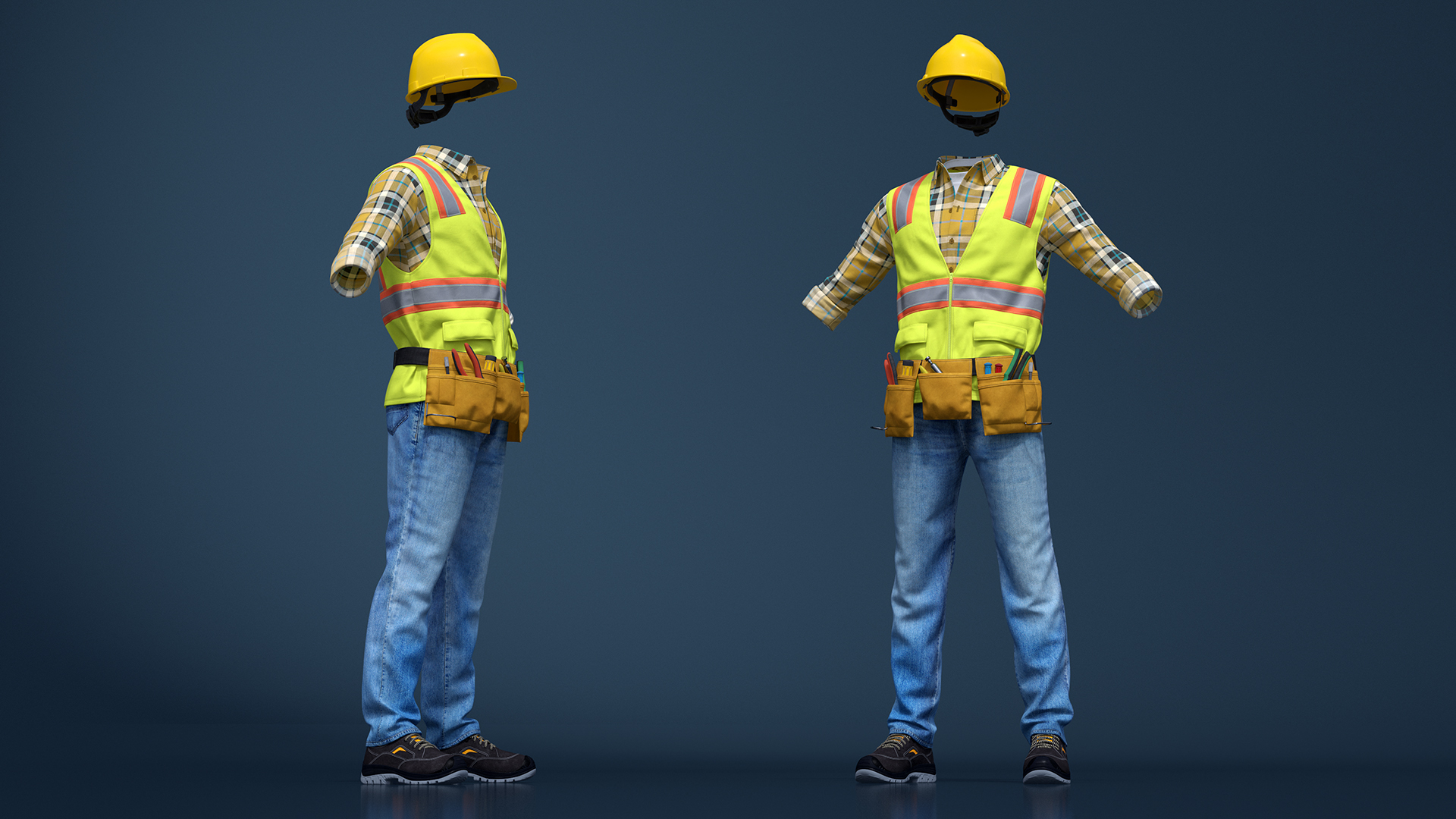 3D Clothing for Construction Workers model