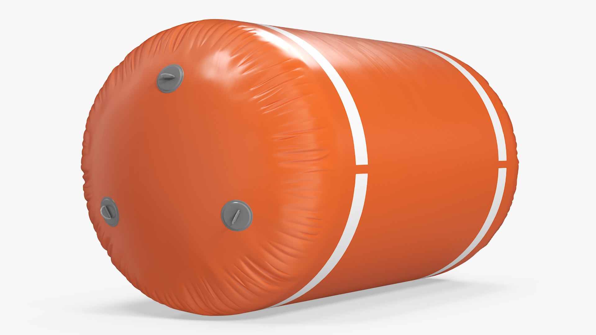 Floating Inflatable Marker Buoy for Water Sport Orange Line 3D model