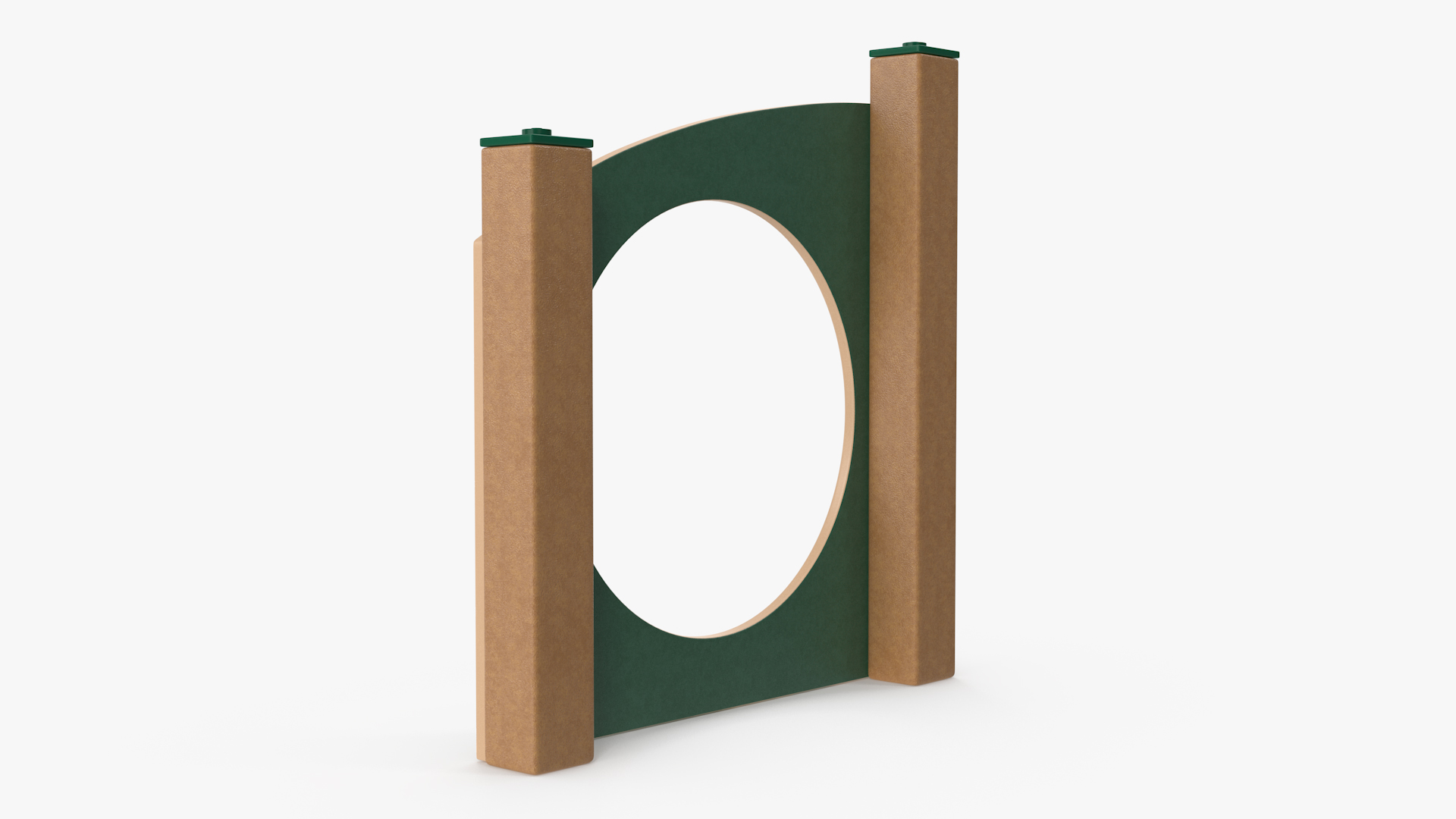 3D Dog Training Park Ring Standing