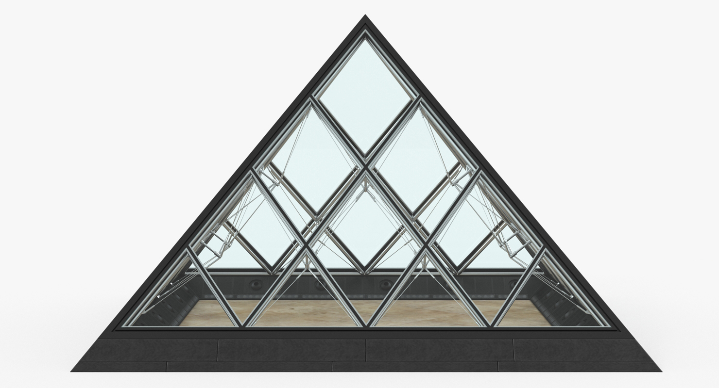 Small Glass Pyramid 3D model