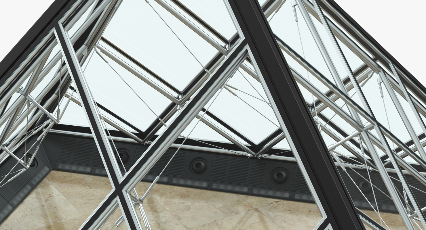 Small Glass Pyramid 3D model