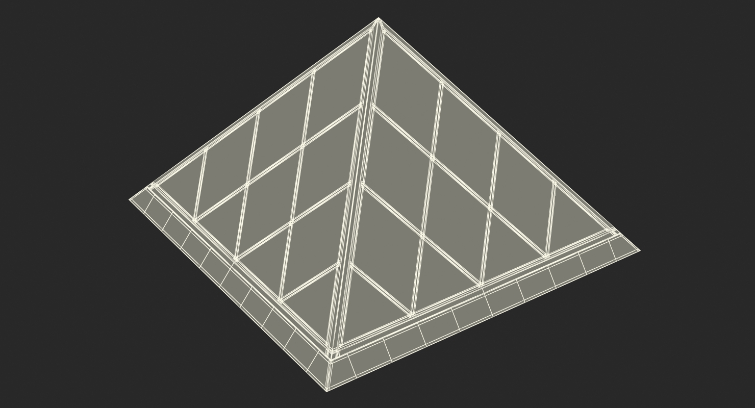Small Glass Pyramid 3D model
